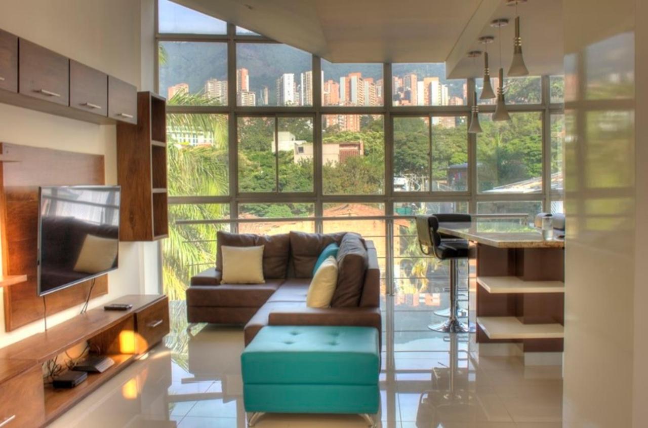 Apartamento Lleras Ac Hot Tub Medellin Bagian luar foto